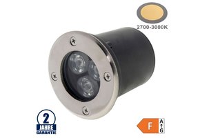 3W LED Bodenleuchte für Außenmontage 230V IP65 Warmweiß