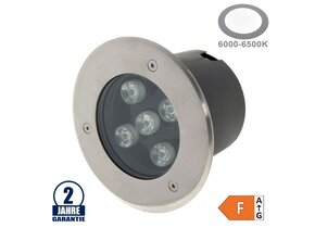 5W LED Bodenleuchte für Außenmontage 230V IP65 Kaltweiß