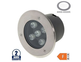 5W LED Bodenleuchte für Außenmontage 230V IP65 Kaltweiß