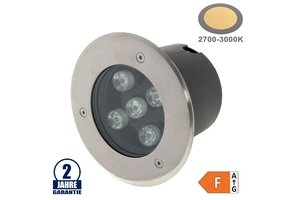 5W LED Bodenleuchte für Außenmontage 230V IP65 Warmweiß