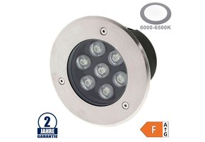 7W LED Bodenleuchte für Außenmontage 230V IP65 Kaltweiß