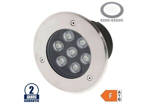 7W LED Bodenleuchte für Außenmontage 230V IP65 Kaltweiß