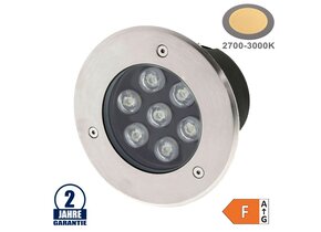 7W LED Bodenleuchte für Außenmontage 230V IP65 Warmweiß