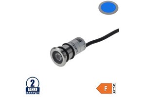 1W LED Bodenleuchte Inox 24V IP68 Blau