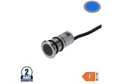 1,3W LED Bodenleuchte Inox 24V IP68 Blau