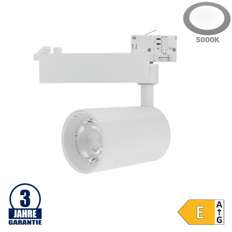 25W LED COB 3Ph. Schienenstrahler Professional Tageslicht