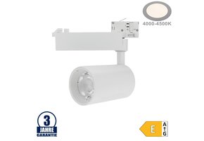 25W LED COB 3Ph. Schienenstrahler Professional Neutralweiß