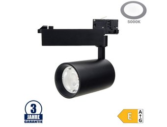 25W LED COB 3Ph. Schienenstrahler Professional Tageslicht Schwarz