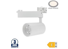 35W LED COB 3Ph. Schienenstrahler Professional Neutralweiß