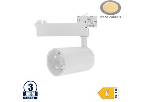 35W LED COB 3Ph. Schienenstrahler Professional Warmweiß