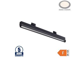 40W LED 3Ph. Linearleuchte Professional 90,5cm Neutralweiß Schwarz