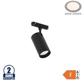 12W Schienenspot CRI90+ für 48V Stromschiene R20 Magnetic Line Neutralweiß