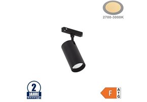 12W Schienenspot CRI90+ für 48V Stromschiene R20 Magnetic Line Warmweiß