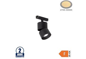10W Schienenspot CRI90+ schwenkbar für 48V Stromschiene R20 Magnetic Line Warmweiß