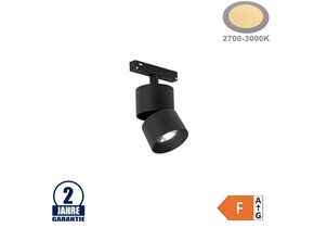 10W Schienenspot CRI90+ schwenkbar für 48V Stromschiene R20 Magnetic Line Warmweiß