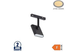 5W Schienenspot für 48V Stromschiene R20 u. R35 Magnetic Line Warmweiß