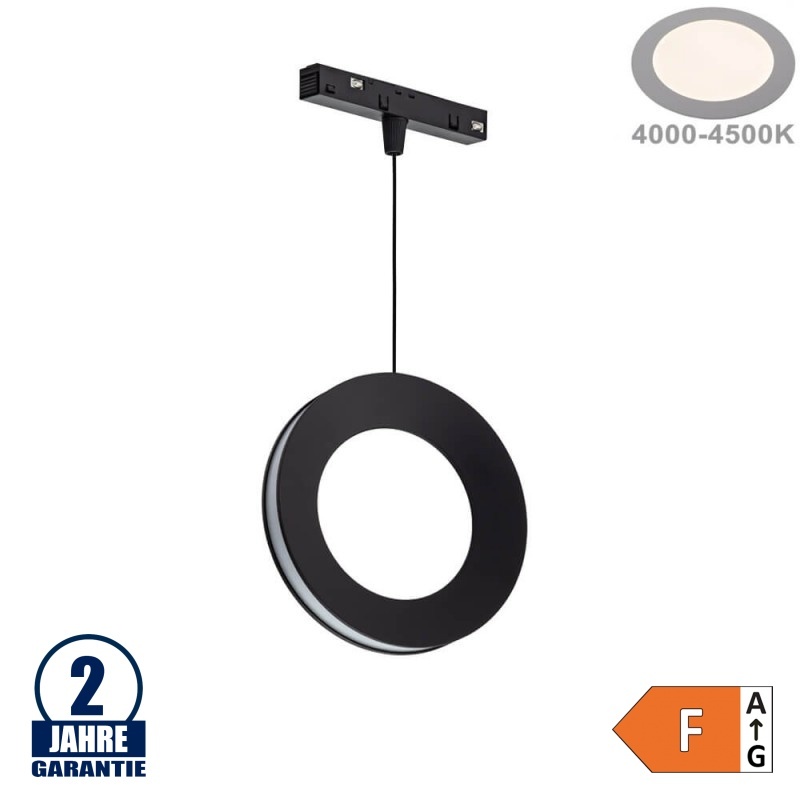 6W Pendelleuchte für 48V Stromschiene R20 u. R35 Magnetic Line Neutralweiß