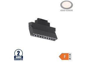 20W Strahler 10-flammig Schwenkbar für 48V Stromschiene R35 Magnetic Line Neutralweiß