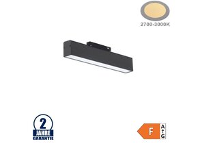 12W LED Leuchte 30cm für 48V Stromschiene R35 Magnetic Line Warmweiß