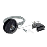 Seilabhängung für 3Ph. Stromschiene Schwarz