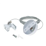 Seilabhängung für 3Ph. Stromschiene Weiß