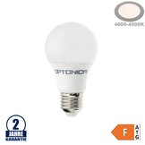 8,5W LED E27 A60 Birne Kunststoff Neutralweiß