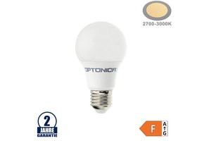 8,5W LED E27 A60 Birne Kunststof Warmweiß