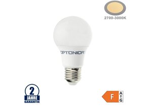 8,5W LED E27 A60 Birne Kunststof Warmweiß