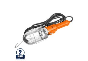 Arbeitsleuchte E27 Fassung 5m Kabel mit Stecker max. 60W