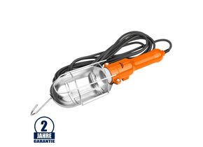 Arbeitsleuchte E27 Fassung 5m Kabel mit Stecker max. 60W