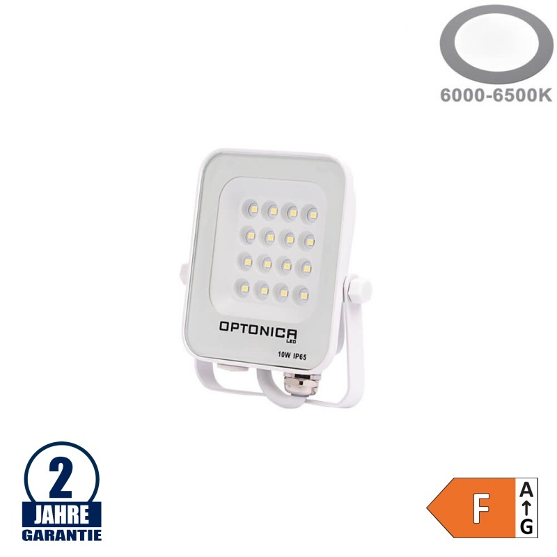 10W LED SMD Fluter weißes Gehäuse Kaltweiß