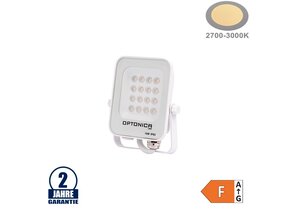 10W LED SMD Fluter weißes Gehäuse Warmweiß