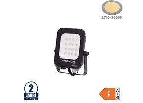 10W LED SMD Fluter schwarzes Gehäuse Warmweiß