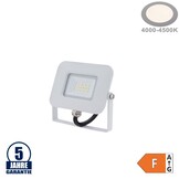 10W LED SMD Fluter Professional mit 70cm Kabel Weiß Neutralweiß