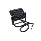 10W LED SMD Fluter Professional mit 70cm Kabel Schwarz Kaltweiß