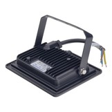 20W LED SMD Fluter City Line Schwarz Warmweiß