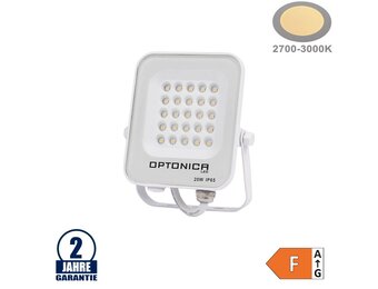 20W LED SMD Fluter weißes Gehäuse Warmweiß
