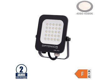 20W LED SMD Fluter schwarzes Gehäuse Neutralweiß