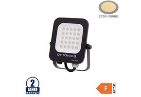 20W LED SMD Fluter schwarzes Gehäuse Warmweiß