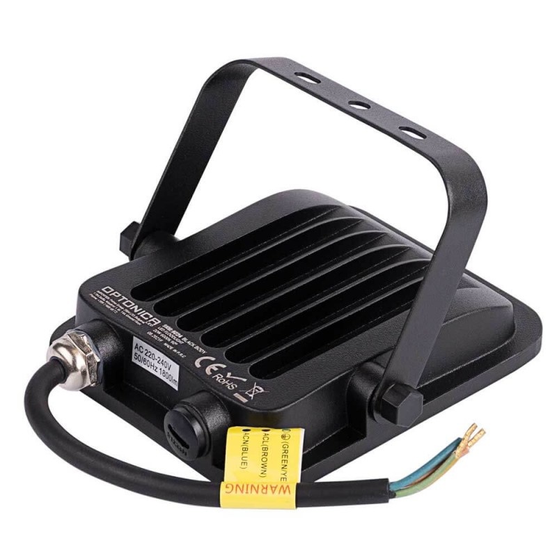 20W LED SMD Fluter schwarzes Gehäuse Warmweiß