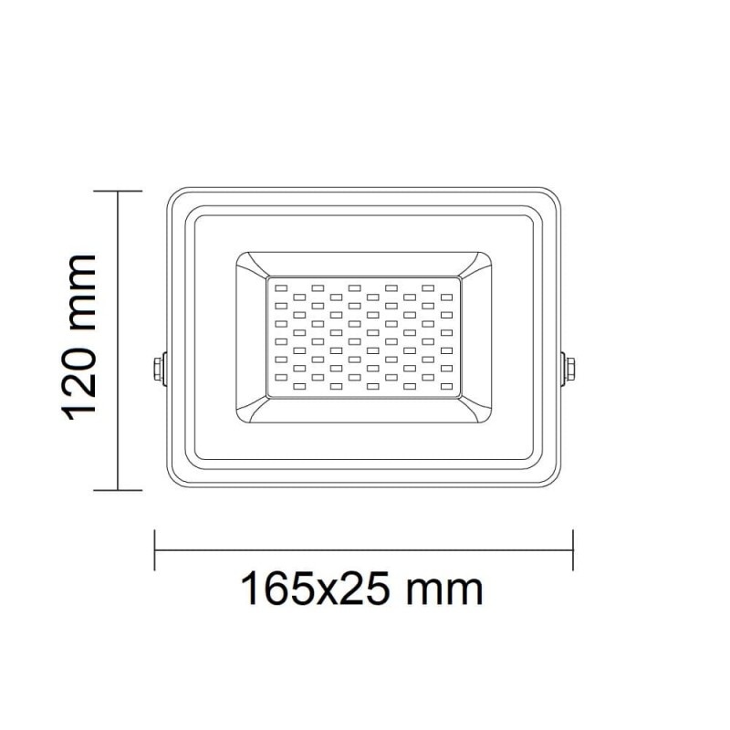 20W LED SMD Fluter Professional mit 70cm Kabel Weiß Neutralweiß