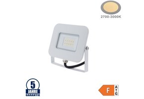 20W LED SMD Fluter Professional mit 70cm Kabel Weiß Warmweiß