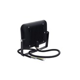 20W LED SMD Fluter Professional mit 70cm Kabel Schwarz Warmweiß