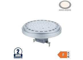 12W LED AR111/G53 12V AC/DC 30° Neutralweiß
