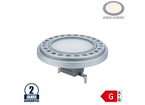 15W LED AR111/G53 12V AC/DC 120° Neutralweiß