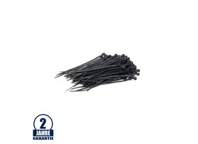Kabelbinder schwarz UV-beständig 2,5x100mm 100 Stk.
