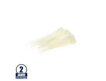 Kabelbinder weiß 2,5x100mm 100 Stk.