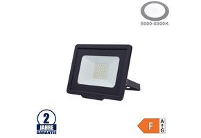 30W LED SMD Fluter City Line Schwarz Kaltweiß