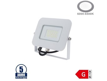 30W LED SMD Fluter Professional mit 70cm Kabel Weiß Kaltweiß