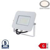 30W LED SMD Fluter Professional mit 70cm Kabel Weiß Neutralweiß